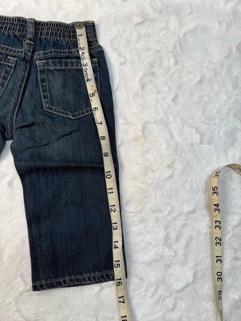 Old Navy Kids Dark Blue Denim Jeans - Straight Leg